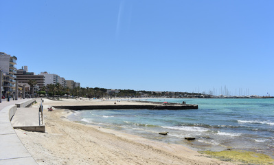 Obras en la Playa de Palma y futuro de los muretes en el paseo marítimo
