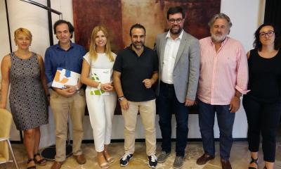 Reunión de Antoni Noguera con las Patronales de Comercio